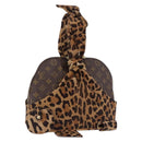 LOUIS VUITTON Monogram Leopard Azzedine Alaia Alma Hand Bag M99032 Auth 195572V-1
