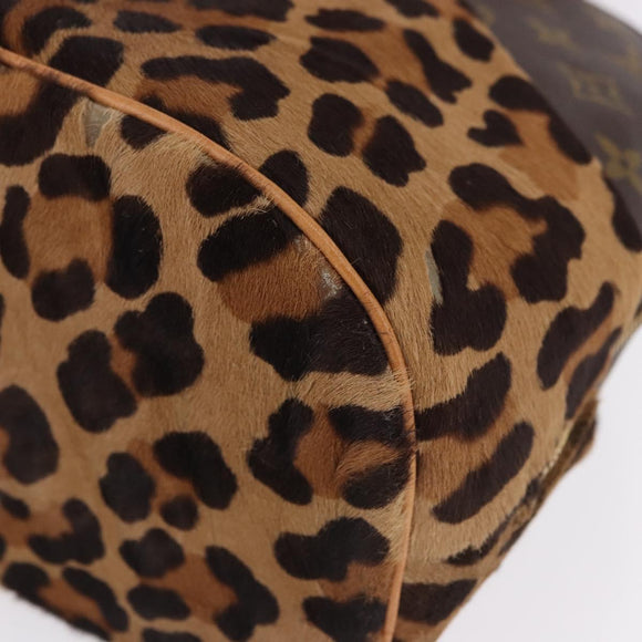 LOUIS VUITTON Monogram Leopard Azzedine Alaia Alma Hand Bag M99032 Auth 195572V
