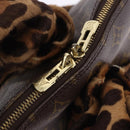 LOUIS VUITTON Monogram Leopard Azzedine Alaia Alma Hand Bag M99032 Auth 195572V-9