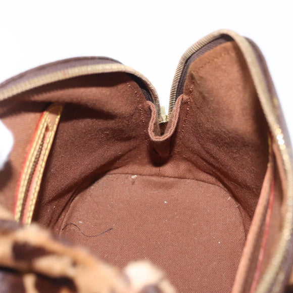 LOUIS VUITTON Monogram Leopard Azzedine Alaia Alma Hand Bag M99032 Auth 195572V