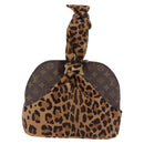 LOUIS VUITTON Monogram Leopard Azzedine Alaia Alma Hand Bag M99032 Auth 195572V-13