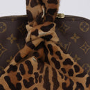 LOUIS VUITTON Monogram Leopard Azzedine Alaia Alma Hand Bag M99032 Auth 195572V-2