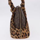 LOUIS VUITTON Monogram Leopard Azzedine Alaia Alma Hand Bag M99032 Auth 195572V-5