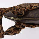 LOUIS VUITTON Monogram Leopard Azzedine Alaia Alma Hand Bag M99032 Auth 195572V-7