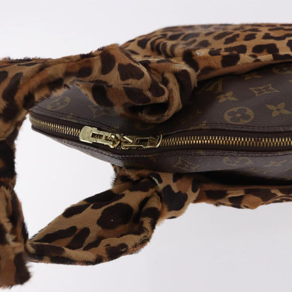 LOUIS VUITTON Monogram Leopard Azzedine Alaia Alma Hand Bag M99032 Auth 195572V