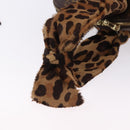 LOUIS VUITTON Monogram Leopard Azzedine Alaia Alma Hand Bag M99032 Auth 195572V-8