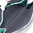 BALENCIAGA Clutch Bag Leather Green Silver 476046 Auth 195575A-14
