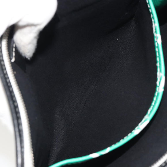 BALENCIAGA Clutch Bag Leather Green Silver 476046 Auth 195575A