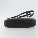 Christian Dior Tote Bag Leather Black Gold Auth 195576A-5