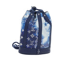 LOUIS VUITTON Monogram Bandana Randonnee PM Bag Blue M20562 LV Auth 195579M-1