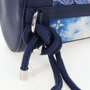 LOUIS VUITTON Monogram Bandana Randonnee PM Bag Blue M20562 LV Auth 195579M-8