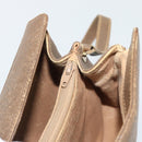 GUCCI GG Supreme Web Sherry Line Bag PVC Beige Gold 116 02 024 Auth 195582-18