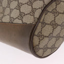 GUCCI GG Supreme Web Sherry Line Bag PVC Beige Gold 41 02 034 Auth 195583-12