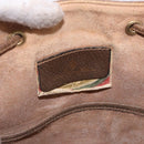 GUCCI GG Supreme Web Sherry Line Bag PVC Beige Gold 41 02 034 Auth 195583-16
