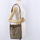 GUCCI GG Supreme Web Sherry Line Bag PVC Beige Gold 41 02 034 Auth 195583-22