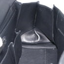 Salvatore Ferragamo Sofia Gancini Hand Bag Leather 2way Black Silver Auth 195584-21