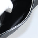 Salvatore Ferragamo Sofia Gancini Hand Bag Leather 2way Black Silver Auth 195584-25