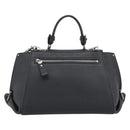 Salvatore Ferragamo Sofia Gancini Hand Bag Leather 2way Black Silver Auth 195584-2