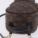 LOUIS VUITTON Monogram Palm Springs MINI Backpack M44873 LV Auth 195585V-6