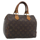 LOUIS VUITTON Monogram Speedy 25 Hand Bag M41528 LV Auth 195587-1