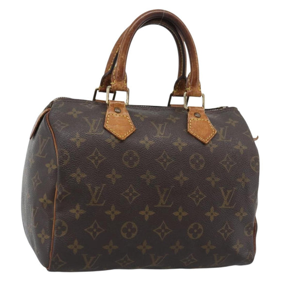 LOUIS VUITTON Monogram Speedy 25 Hand Bag M41528 LV Auth 195587