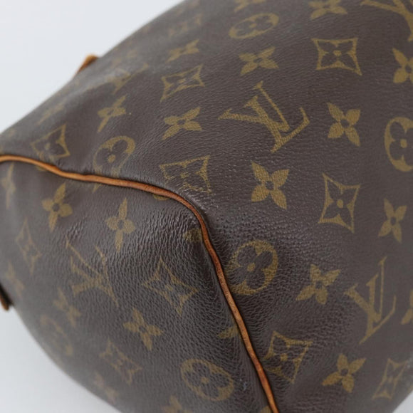 LOUIS VUITTON Monogram Speedy 25 Hand Bag M41528 LV Auth 195587
