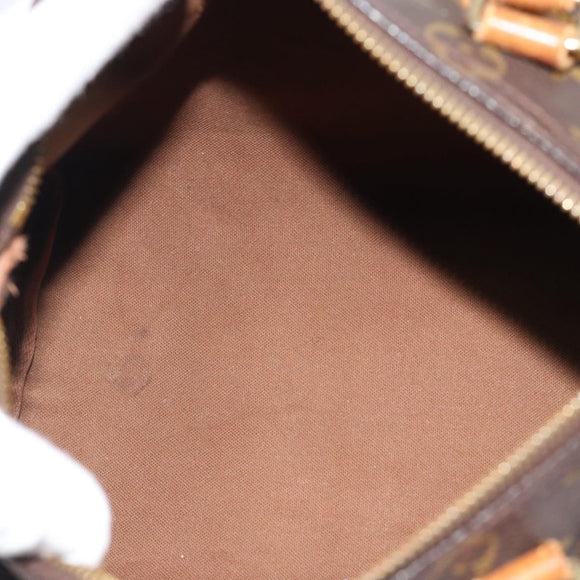 LOUIS VUITTON Monogram Speedy 25 Hand Bag M41528 LV Auth 195587