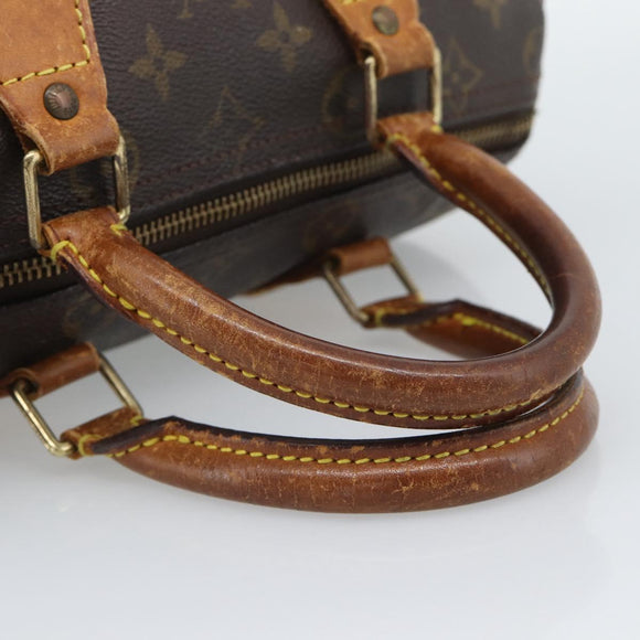 LOUIS VUITTON Monogram Speedy 25 Hand Bag M41528 LV Auth 195587