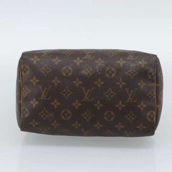 LOUIS VUITTON Monogram Speedy 25 Hand Bag M41528 LV Auth 195587