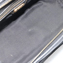 FENDI Pecan Canvas Boston Bag PVC Black Brown Auth 195590-11