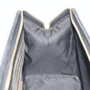 FENDI Pecan Canvas Boston Bag PVC Black Brown Auth 195590-19