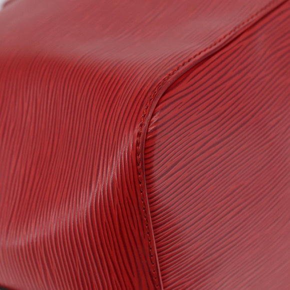 LOUIS VUITTON Epi Petit Noe Shoulder Bag Red M44107 LV Auth 195592A