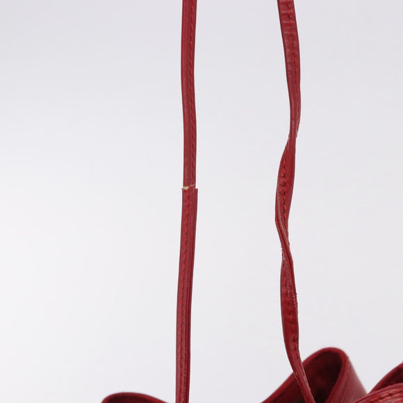 LOUIS VUITTON Epi Petit Noe Shoulder Bag Red M44107 LV Auth 195592A