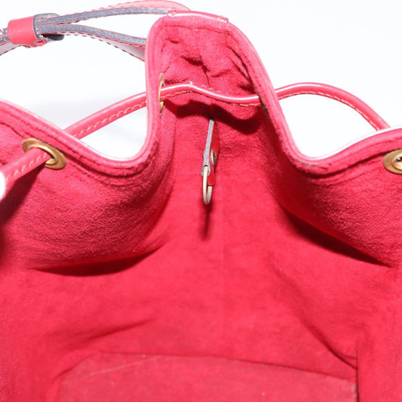 LOUIS VUITTON Epi Petit Noe Shoulder Bag Red M44107 LV Auth 195592A