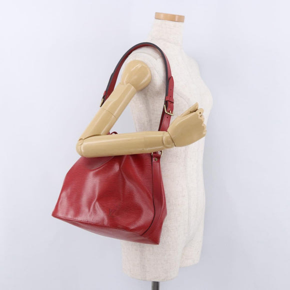 LOUIS VUITTON Epi Petit Noe Shoulder Bag Red M44107 LV Auth 195592A