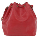 LOUIS VUITTON Epi Petit Noe Shoulder Bag Red M44107 LV Auth 195592A-2