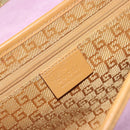 GUCCI Chain Shoulder Bag Suede Purple Gold 001 4113 Auth 195593A-18