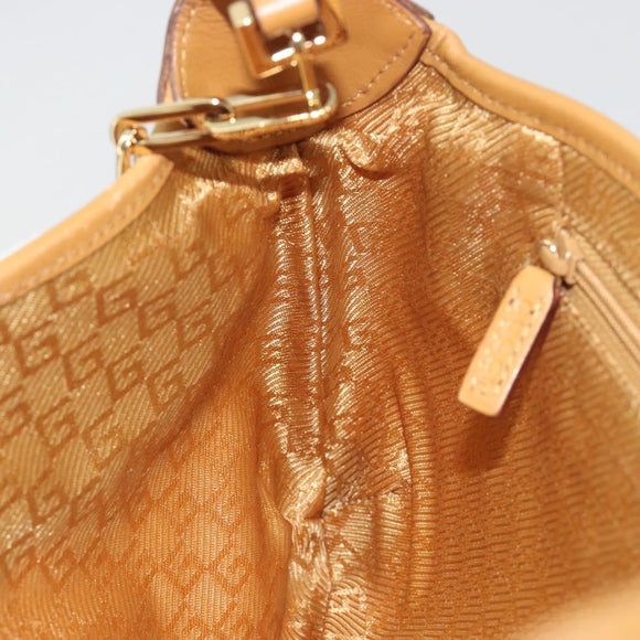GUCCI Chain Shoulder Bag Suede Purple Gold 001 4113 Auth 195593A
