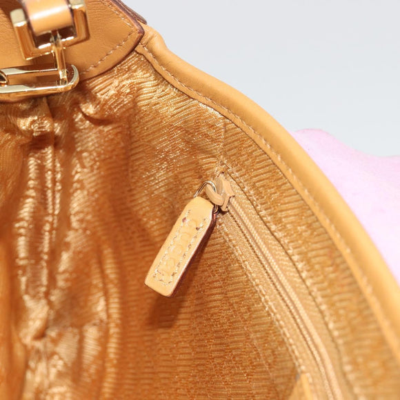 GUCCI Chain Shoulder Bag Suede Purple Gold 001 4113 Auth 195593A