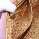 GUCCI Chain Shoulder Bag Suede Purple Gold 001 4113 Auth 195593A-22