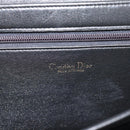 Christian Dior Trotter Canvas Shoulder Bag 2way Navy Gold Auth 195594A-11
