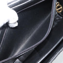 Christian Dior Trotter Canvas Shoulder Bag 2way Navy Gold Auth 195594A-21