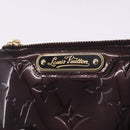 LOUIS VUITTON Monogram Vernis Pochette Cles NM Purse Amarante M93557 Auth 195596-14