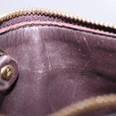 LOUIS VUITTON Monogram Vernis Pochette Cles NM Purse Amarante M93557 Auth 195596-15
