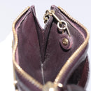 LOUIS VUITTON Monogram Vernis Pochette Cles NM Purse Amarante M93557 Auth 195596-18