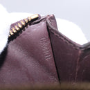 LOUIS VUITTON Monogram Vernis Pochette Cles NM Purse Amarante M93557 Auth 195596-20