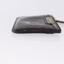 LOUIS VUITTON Monogram Vernis Pochette Cles NM Purse Amarante M93557 Auth 195596-4