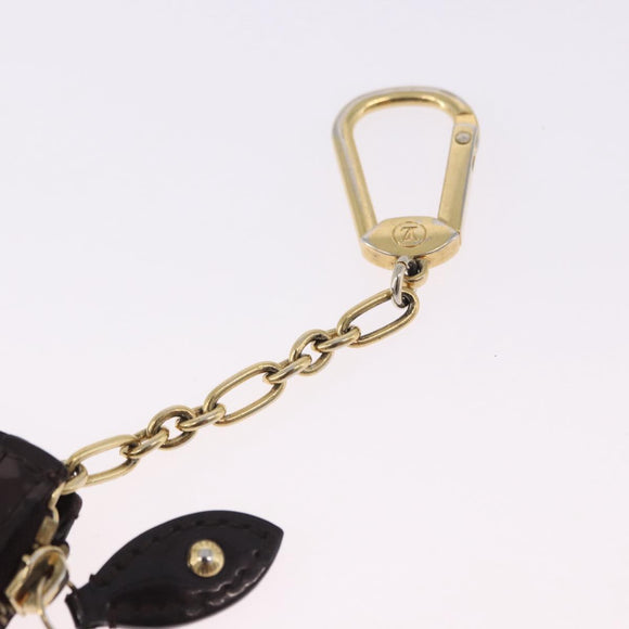 LOUIS VUITTON Monogram Vernis Pochette Cles NM Purse Amarante M93557 Auth 195596