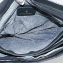 GUCCI GG Supreme Sherry Line Bag PVC Leather Navy Gold 02 14 013 Auth 195601-10