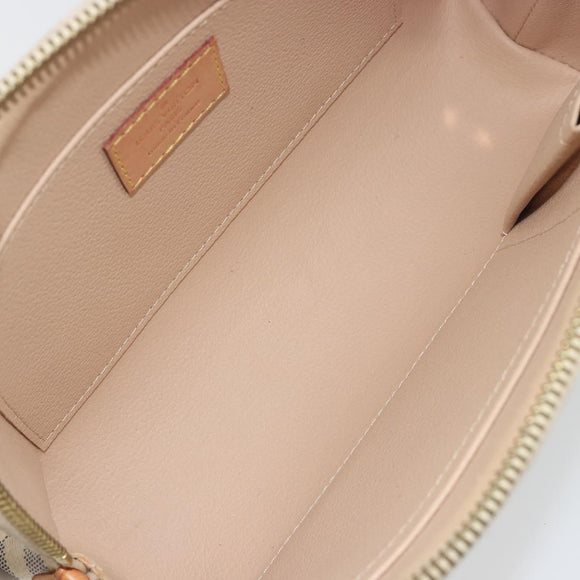 LOUIS VUITTON Damier Azur Pochette Cosmetic GM Pouch N23346 LV Auth 195602